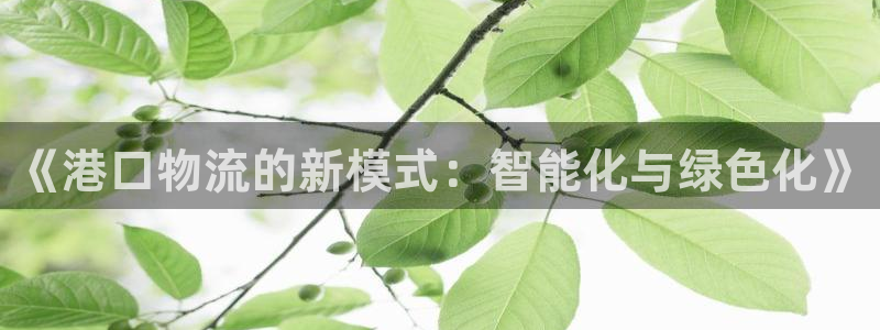 tp钱包官方正版下载链接：《港口物流