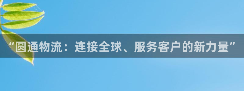 tp钱包bsc：“圆通物流：连接全球
