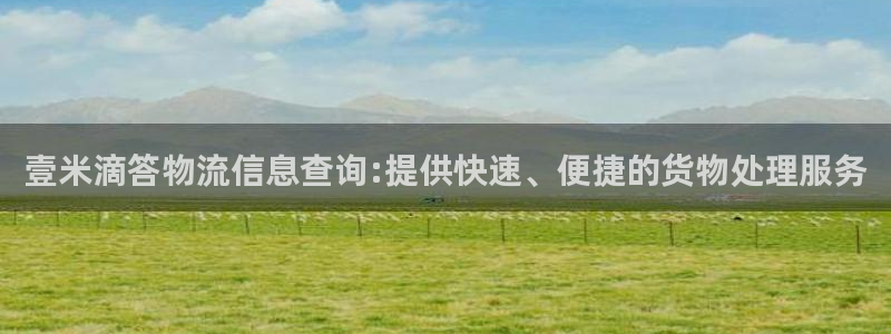 tp钱包打不开薄饼：壹米滴答物流信息